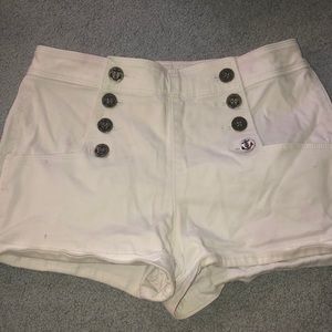 White High Waisted Shorts!